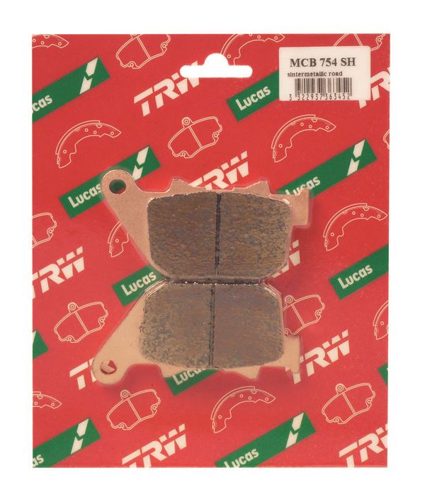 Trw SH Series Sindered Rear Brake Pads For Harley XL 883 N 2004-2017 MCB754SH
