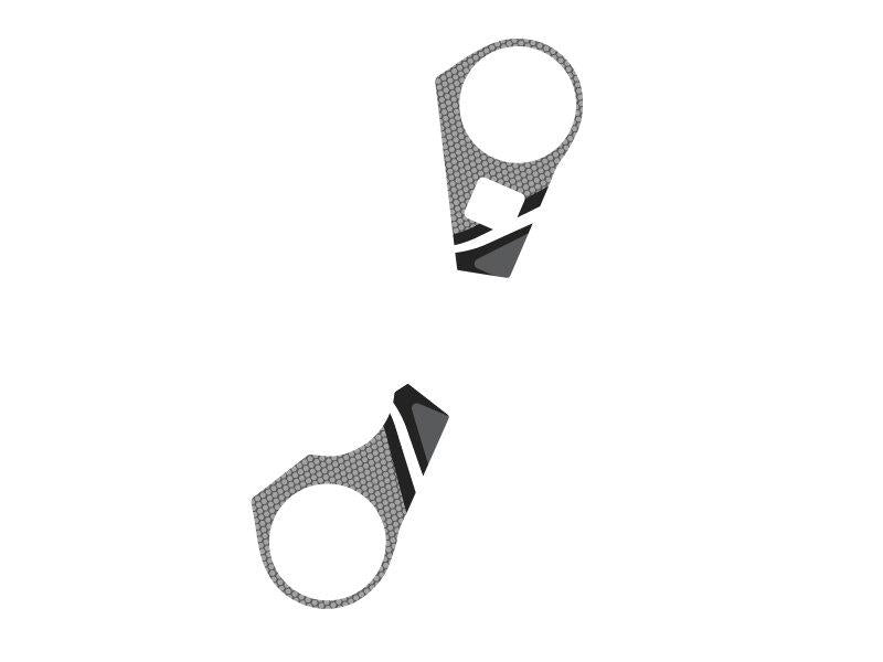 PUIG Radikal Yoke Protector Grey for Suzuki GSX R 1000 09-16 6915U