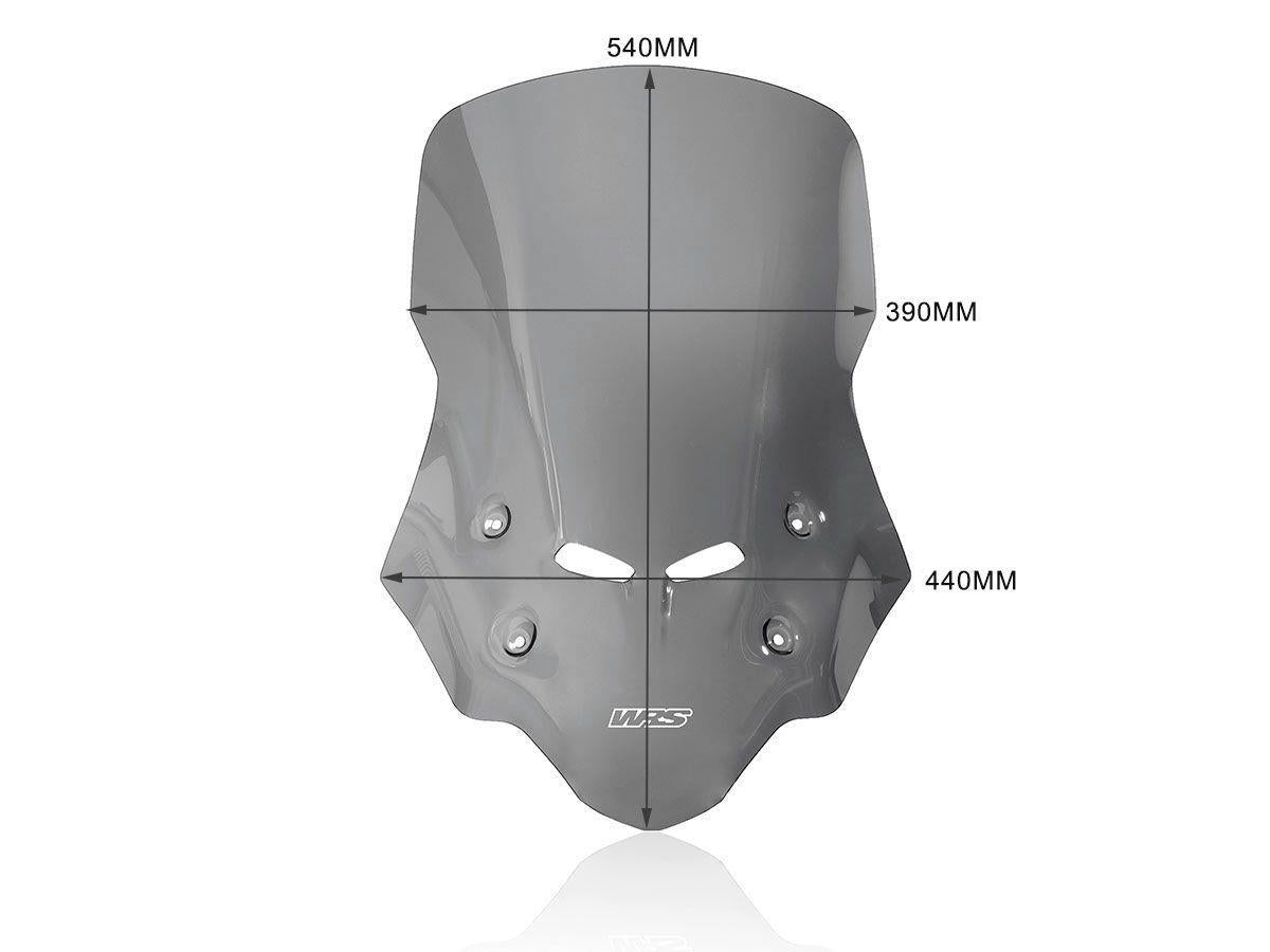 WRS Windscreen For Honda CB 500 X 2016-2024 Dark Smoke HO042FS