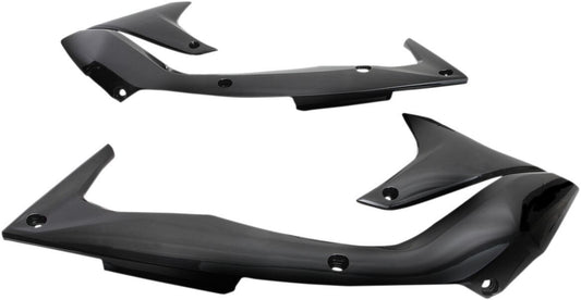UFO RADIATOR COVERS KAWASAKI KXF450 BLACK KA04736-001