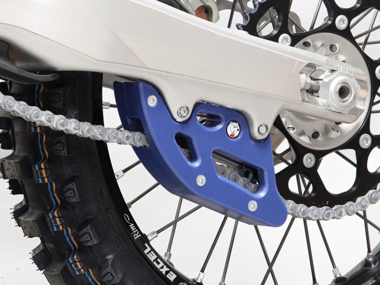 AXP Racing Chain Guide For Husqvarna FC 250 2023-2025 Blue Plastic AX1667