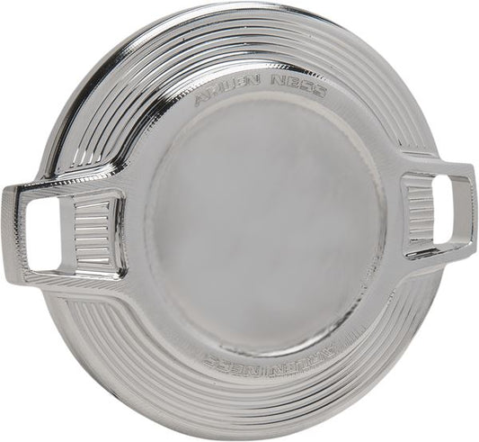 Arlen Ness Vented Gas Cap Bar Chrome Silver For HD FXLRS 1923 91-24 701-009