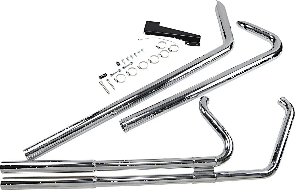 VANCE & HINES Big Shots Long Exhaust System Chrome for Harley Davidson SOFTAIL 86-11 17924