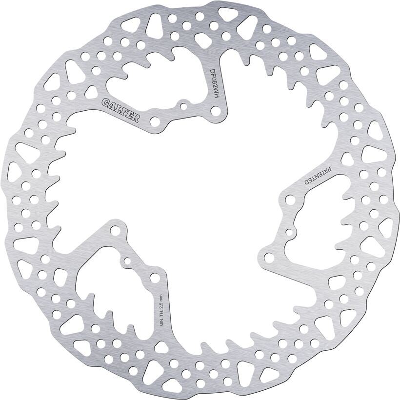 Galfer Brake Rotor Shark Fixed For Honda CRF 450 RX 2015-2026 Silver DF082HW