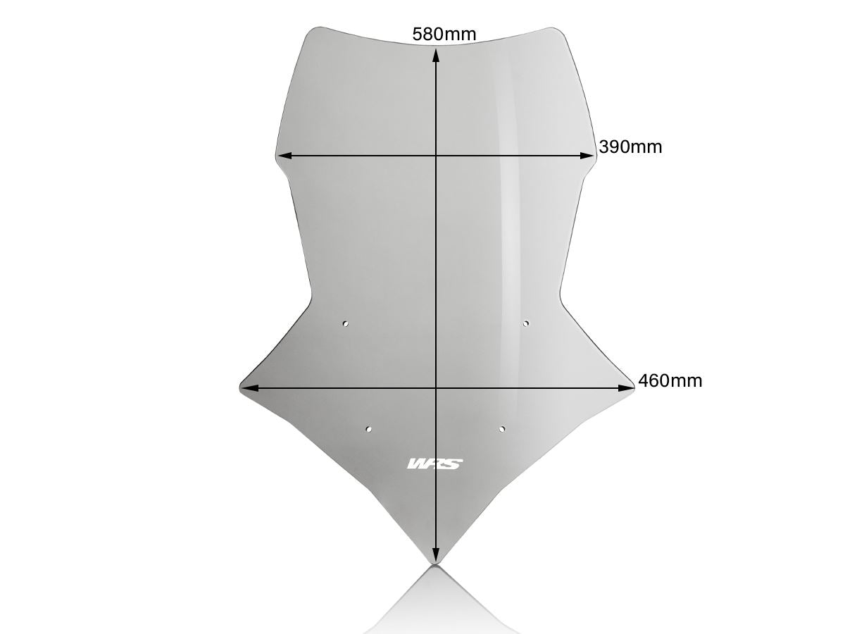WRS Windscreen Tour Mt09 Trcr Smoke Ya004f