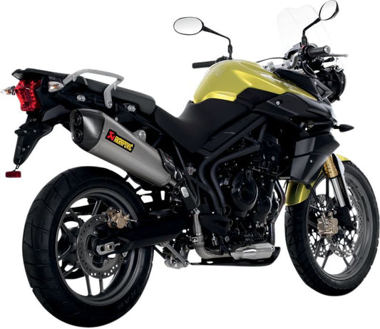 Akrapovic Slip-On Line Muffler TI For Triumph Tiger 800 XC 11-16 S-T800SO1-HZAAT
