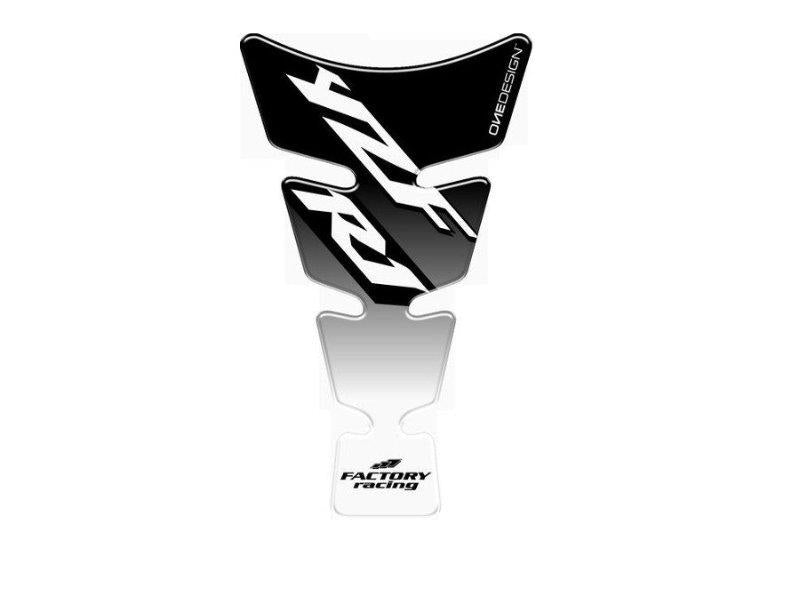 Puig Spirit Tank Pad With Model Logo Silver 9946N