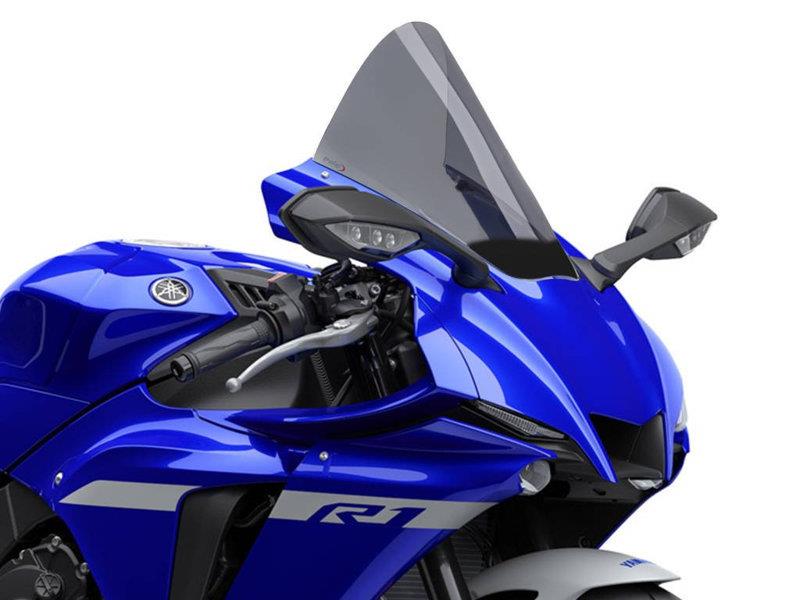 PUIG R-Racer Screen Dark Smoke for Yamaha YZF R1/M/Race 20-25 3827F