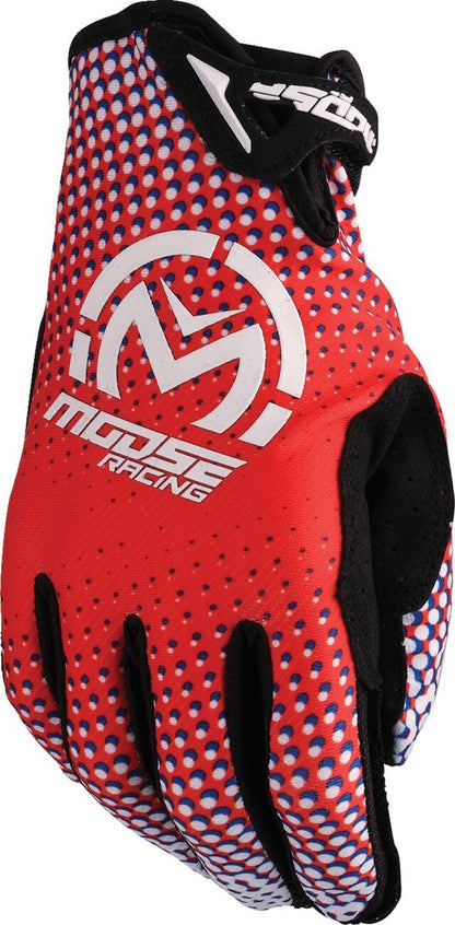 Moose Racing Gloves Sx1 Red/White/Blue