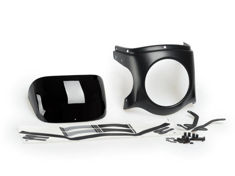 Puig Retro Black Semi Fairing And Screen 180mm Black 20833F