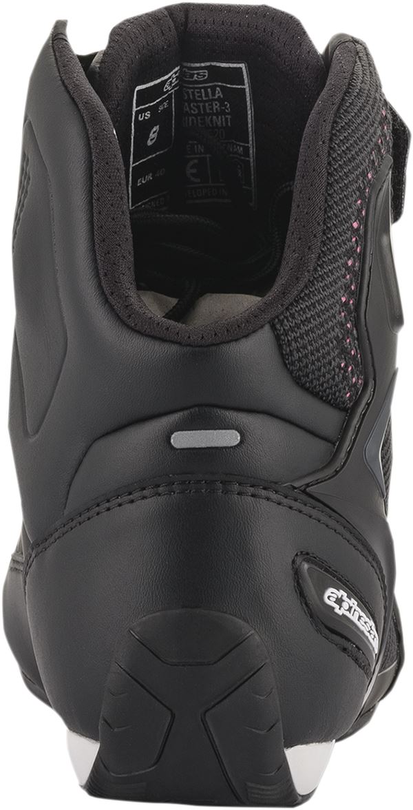 Alpinestars Stella Faster-3 Rideknit Shoes Black Pink White