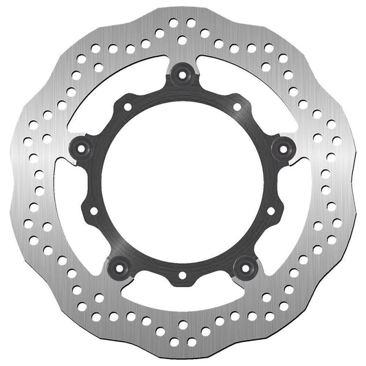 Sbs Stainless Steel Brake Rotor For Yamaha XTZ 690 2014-2021 Black Silver 5317
