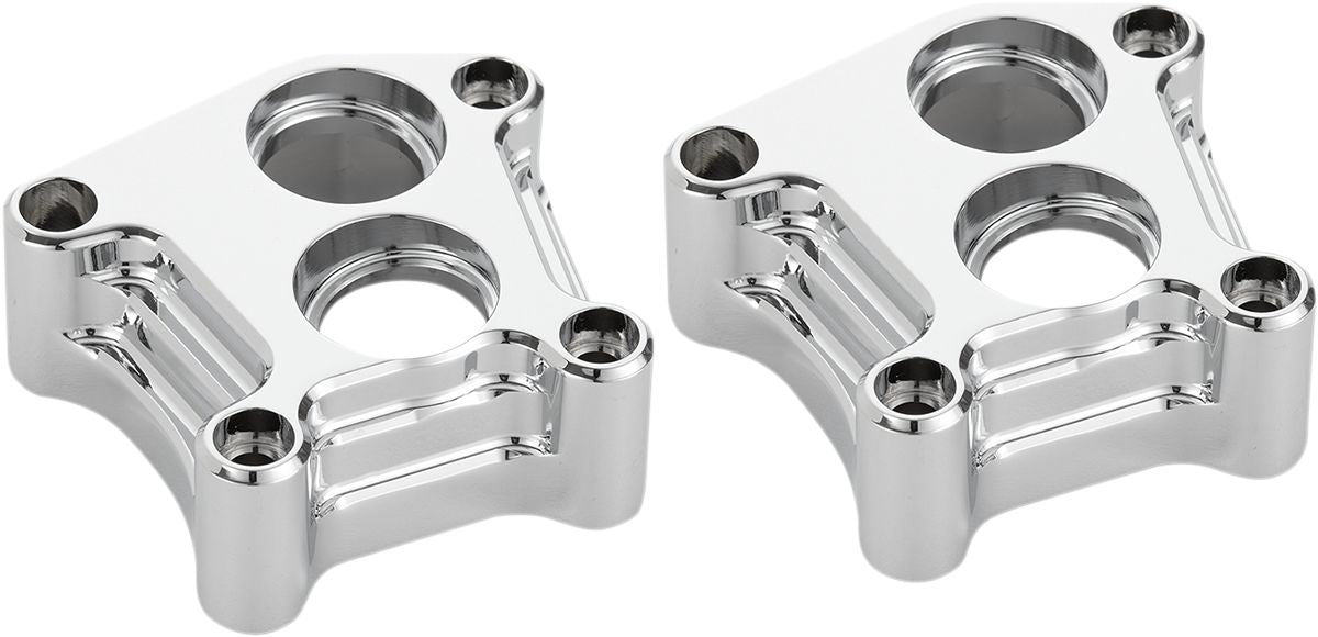 Arlen Ness 10 Gauge Lifter Block Covers Chrome For HD FXDF 1690 99-17 12-572