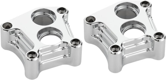 Arlen Ness 10 Gauge Lifter Block Covers Chrome For HD FXDF 1690 99-17 12-572