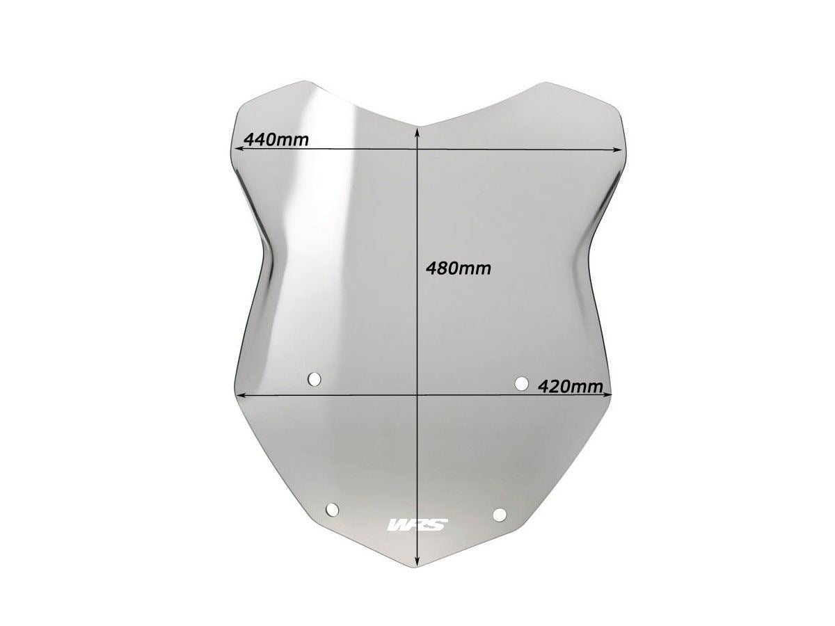 WRS Windscreen Inter BMW R1250gs Smoke Bm009f
