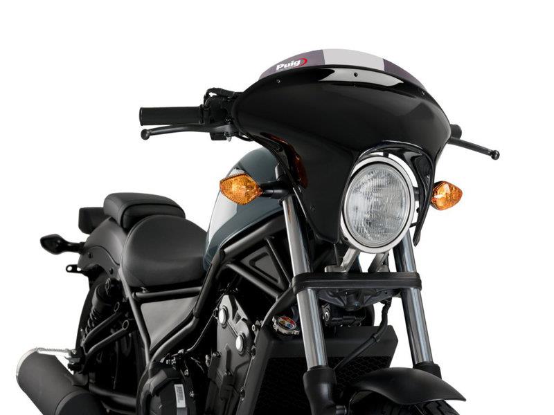 PUIG Batwing Sport Screen Light Smoke for Honda CMX500 Rebel 17-19 21059H