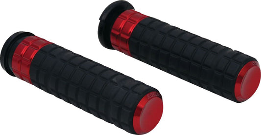 Arlen Ness SpeedLiner Grips Red For Harley Davidson FLHXSE 1977 23-24 500-065