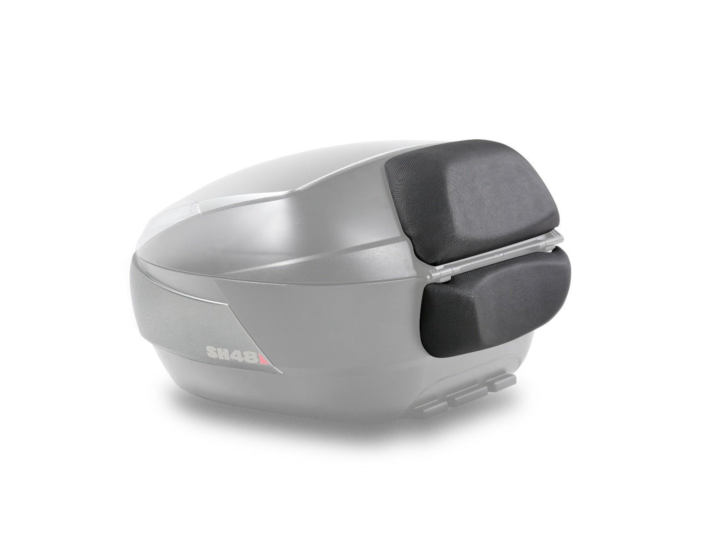 SHAD SH48 Top Box Black/Dark Grey inc Backrest And Carbon Cover D0B48306R