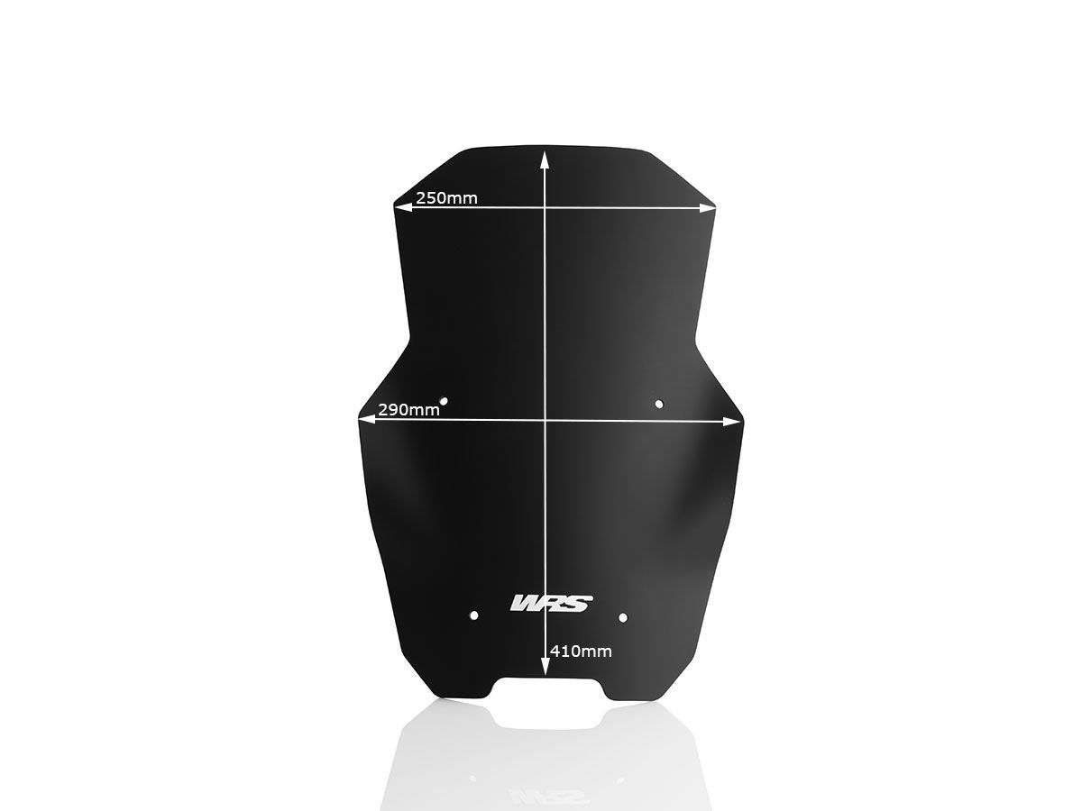 WRS Windscreen Sport Honda X-Adv750 Matte Black Ho013no