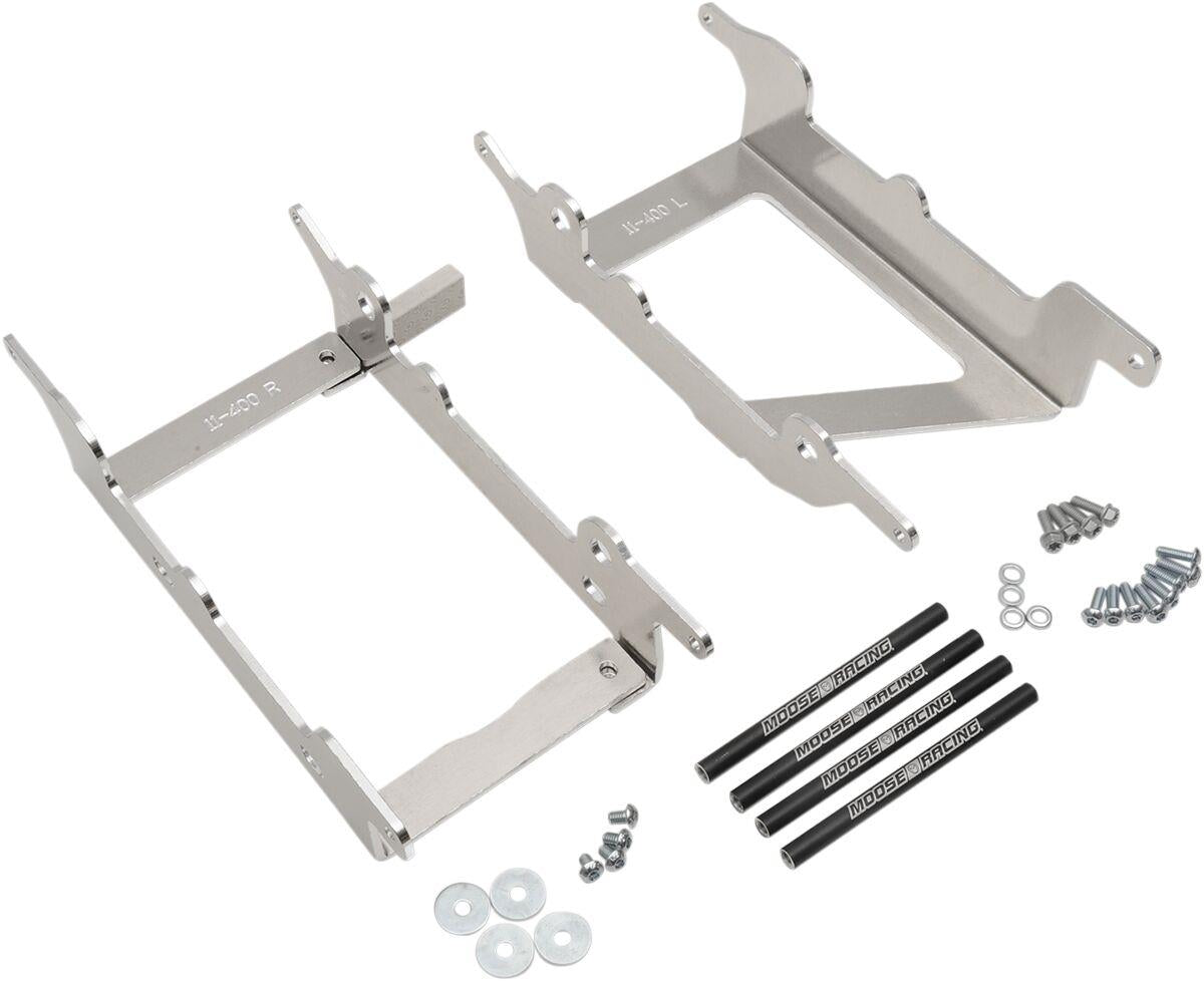 Moose Offroad Radiatior Braces For Beta RR 300 2013-2019 Silver 11-400