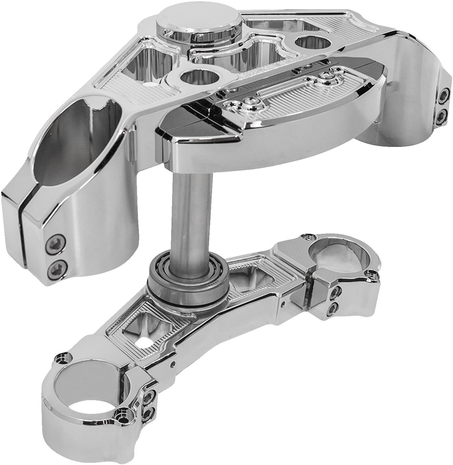 Arlen Ness Method Drop Triple Tree Kit Chrome For HD FLTRXS 1868 15-23 130-008