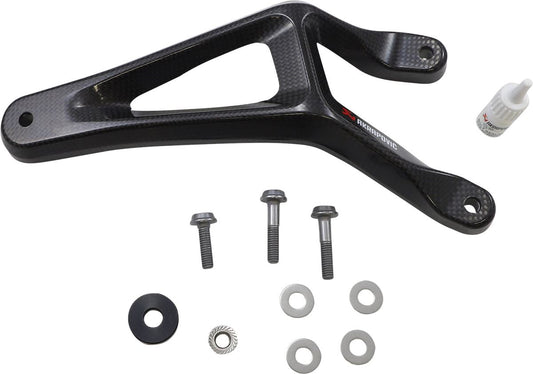 Akrapovic Muffler Bracket Black CF For Kawasaki ZX-10 R 1000 21-24 P-MBK10SO2