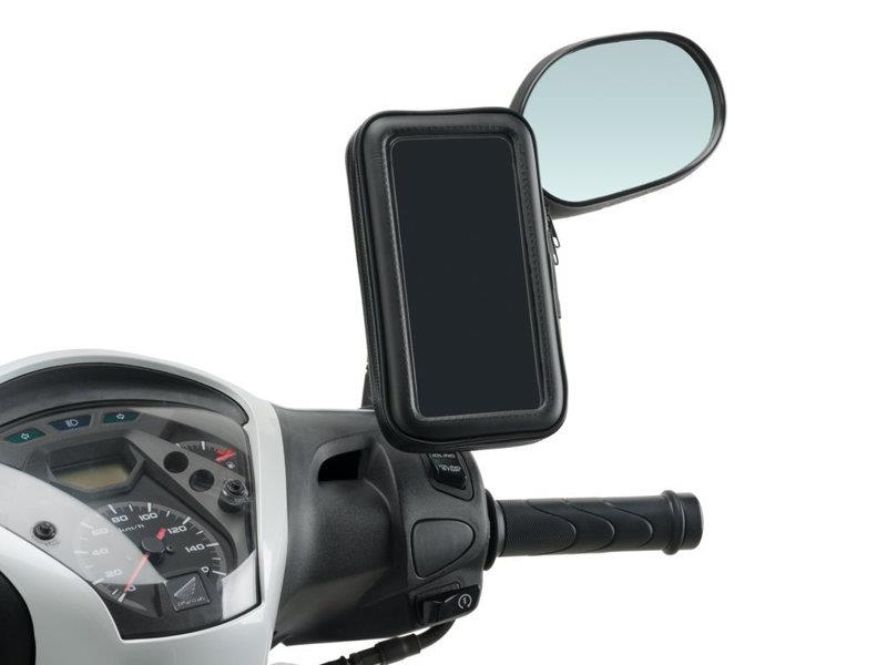 PUIG Mirror Stalk Phone Holder Black Universal 3533N