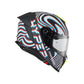PREMIER HELMETS Hyper White Motorcycle Helmet