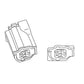 PUIG Indicator Connector Lead 180mm Black for Yamaha MT-03 20-25 3704N