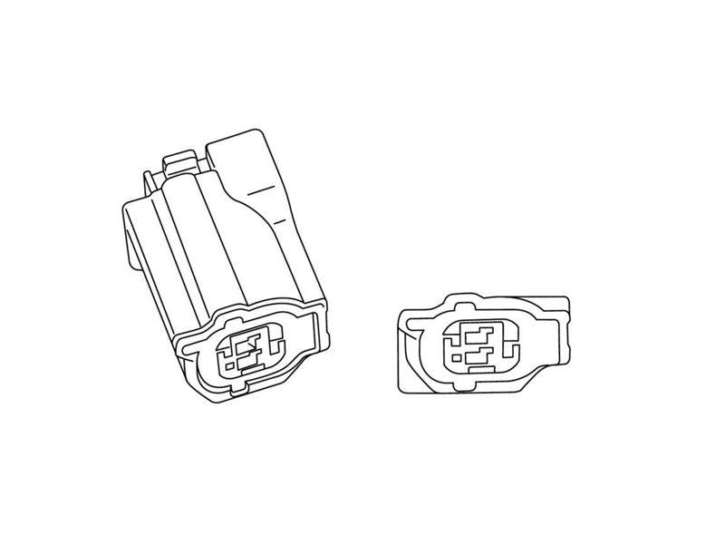 PUIG Indicator Connector Lead 180mm Black for Yamaha MT-03 20-25 3704N