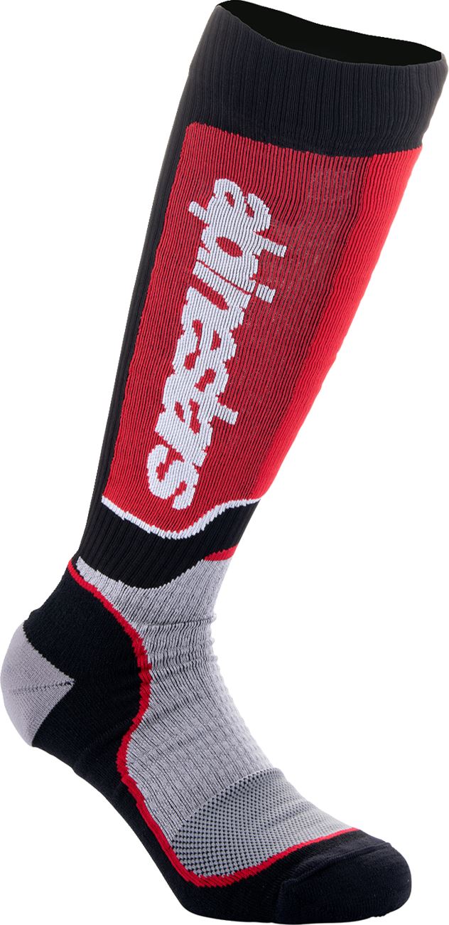 Alpinestars Youth Mx Plus Socks Grey Black