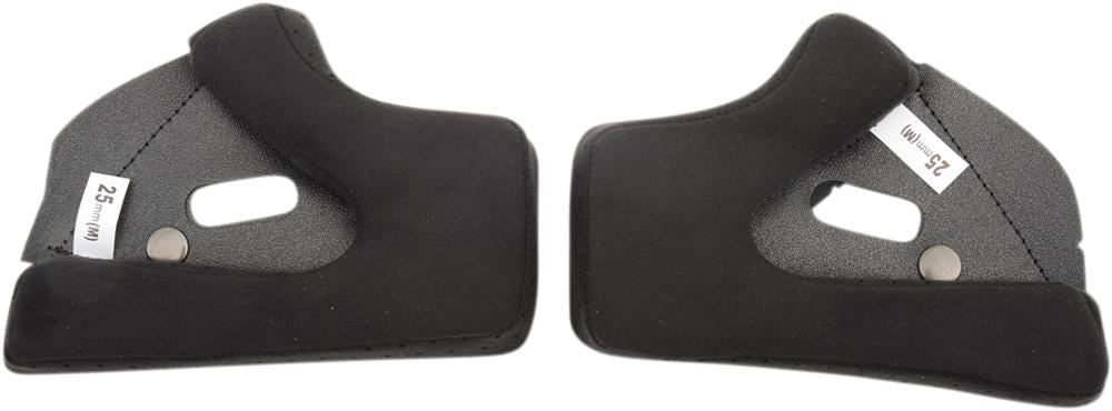 Biltwell Gringo/Gringo S Helmet Cheekpads - CP-GRG-BLK-33