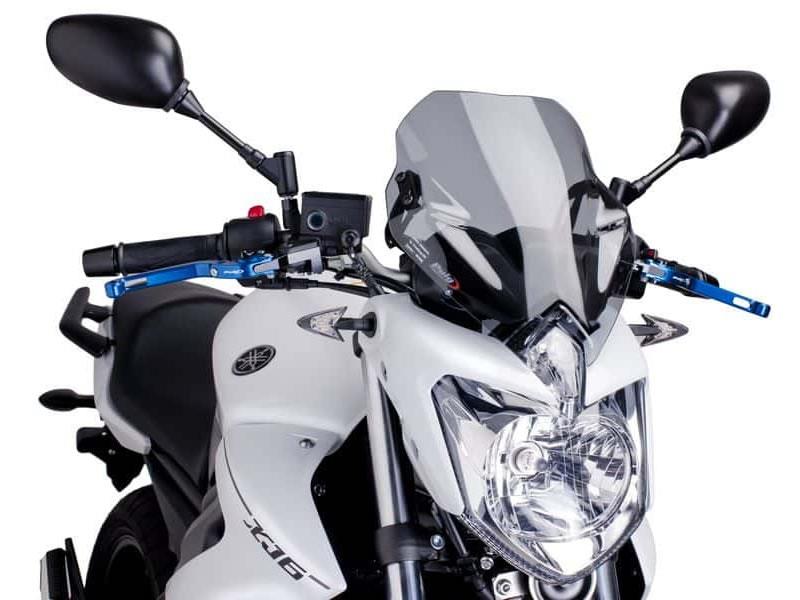 PUIG New Generation Sport Screen Light Smoke for Yamaha XJ6/SP 09-16 5026H