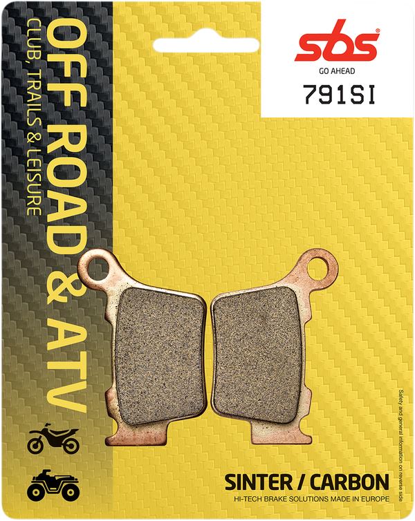Sbs SI Offroad Sintered Brake Pads For Husqvarna FC 350 2004-2026 Set of 2 791SI