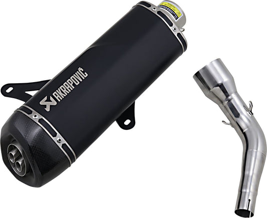 Akrapovic Slip-On Line Scooter Muffler SS Black For Vespa GTS 300 I.E. 05-20 S-VE3SO9-HRSSBL