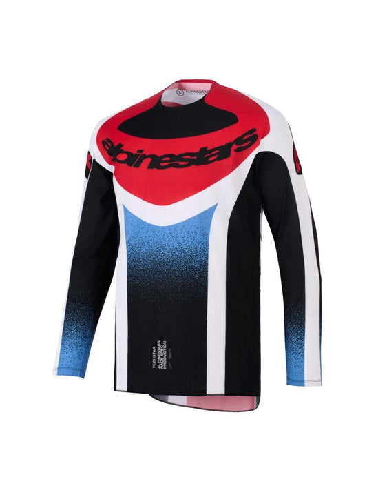 ALPINESTARS Techstar Knif Jersey BLK/WH/RED 2025 Model