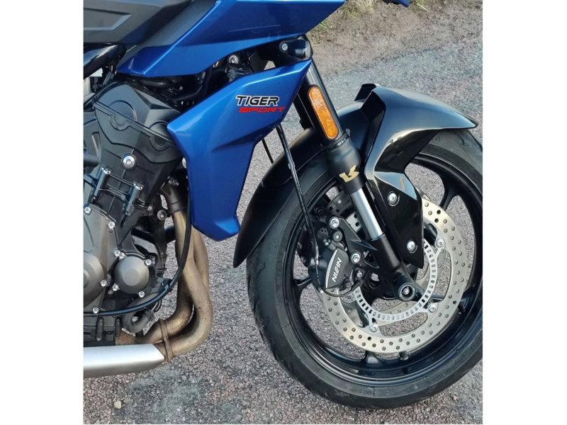 PUIG Front Fender Extender Black for Triumph Tiger 660 Sport 22-25 21290N
