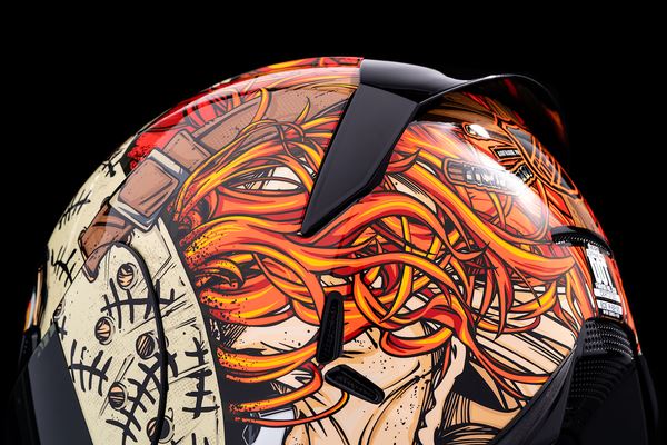 ICON Airframe Pro™ TopShelf Red Motorcycle Helmet