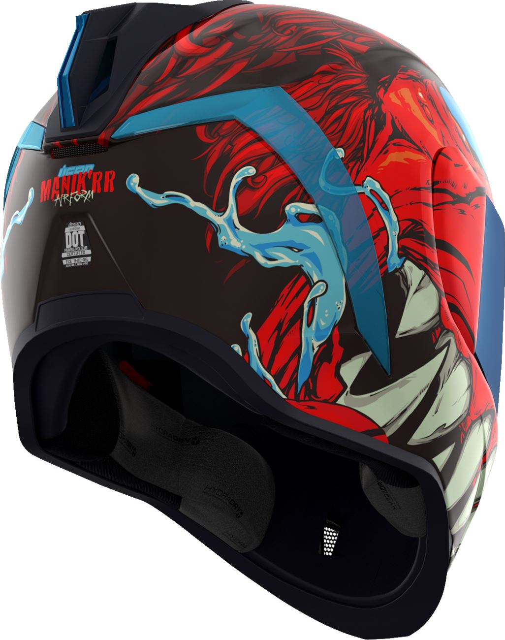 Icon Street Helmet Airform Mips Manik'rr Red 24 Model