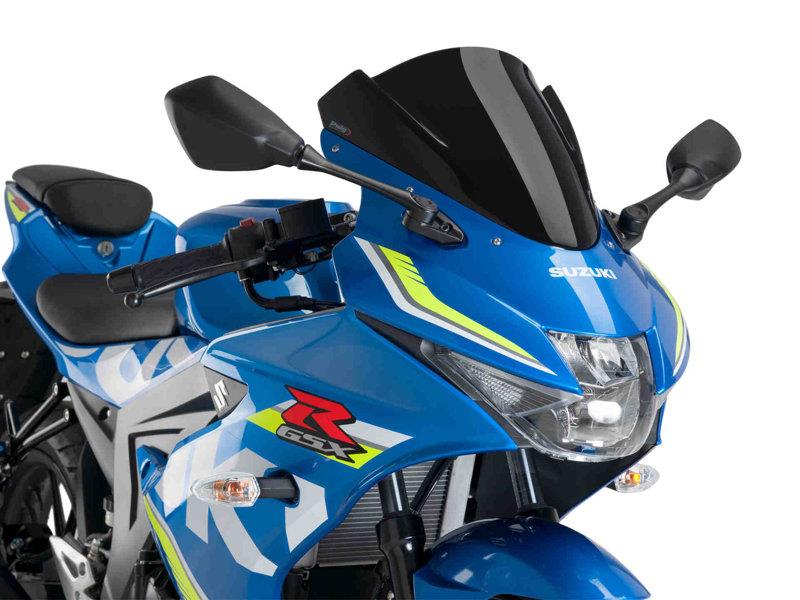 PUIG Racing Screen Black for Suzuki GSX R 125 17-24 9721N