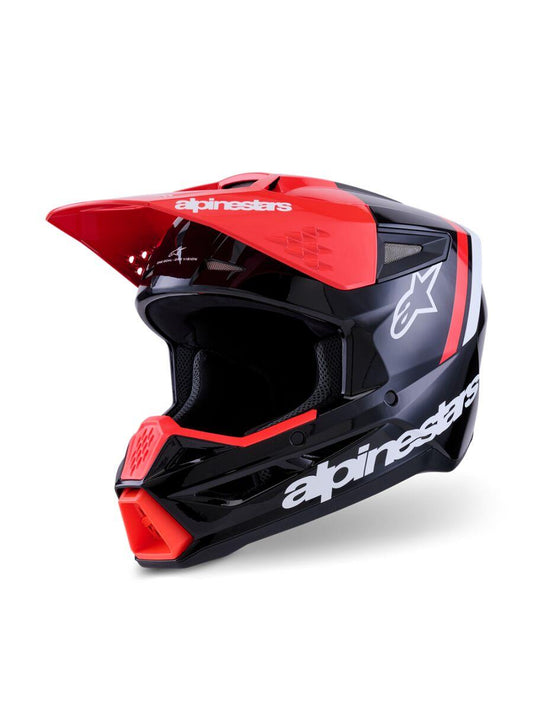 ALPINESTARS SM3 Radium Helmet BLK/RED/WH 2025 Model