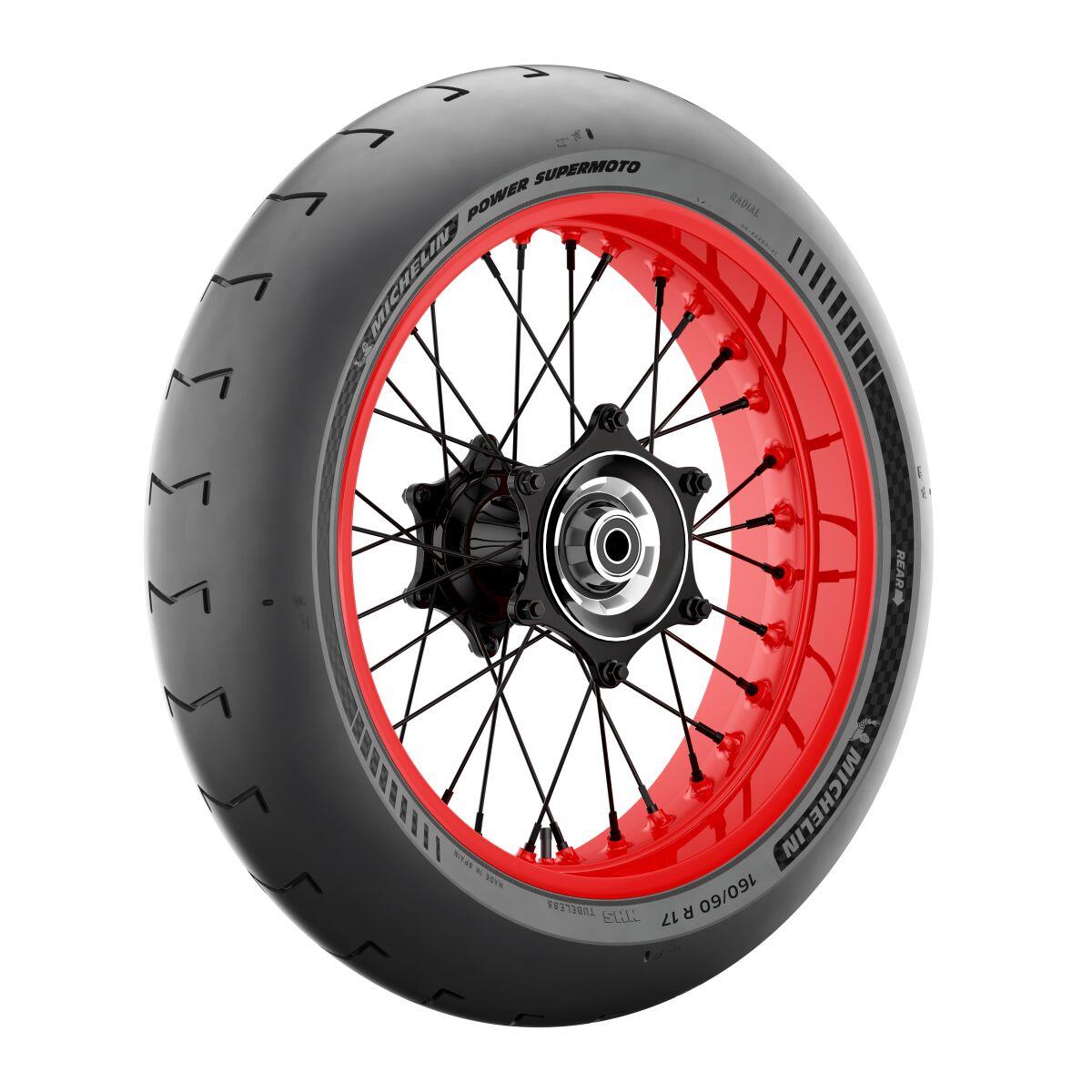 Michelin Power Supermoto Rear Racing Tyre 160/60R17 NHS TL 540164