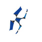 Puig Radikal Yoke Protector Blue 22078J