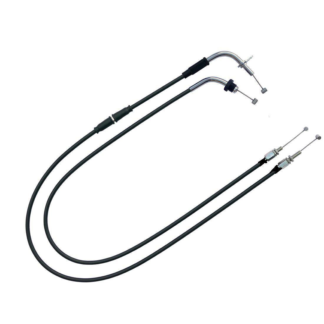Venhill Throttle Cable For Suzuki GSX-R 600 2006-2007 Black Set S01-4-137-BK
