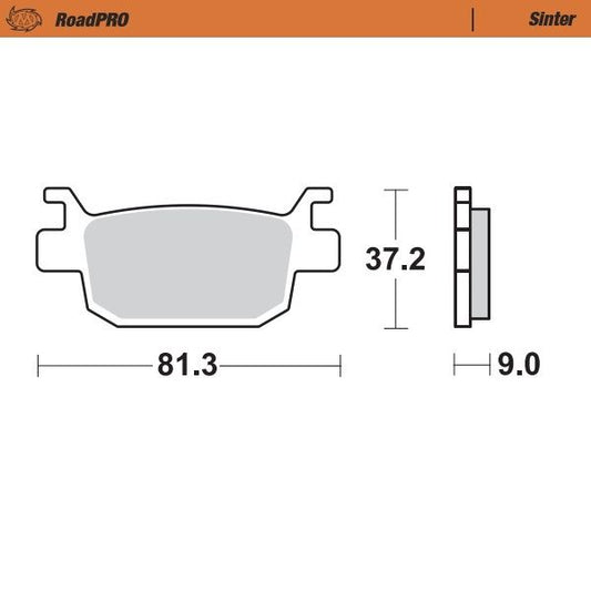 Moto-Master RoadPRO Sinter Scooter For Honda ADV 350 2007-2024 401203