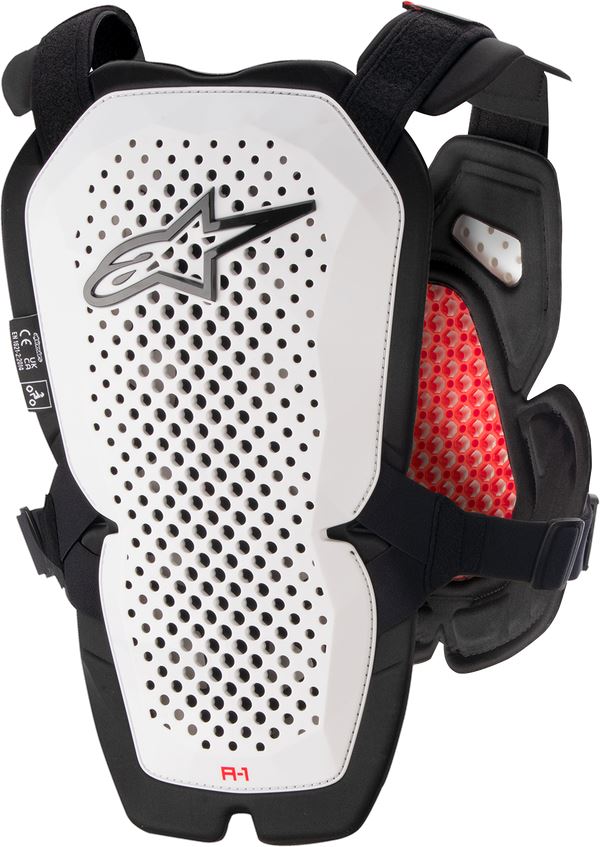 Alpinestars A-1 Pro Chest Guard White Red Black