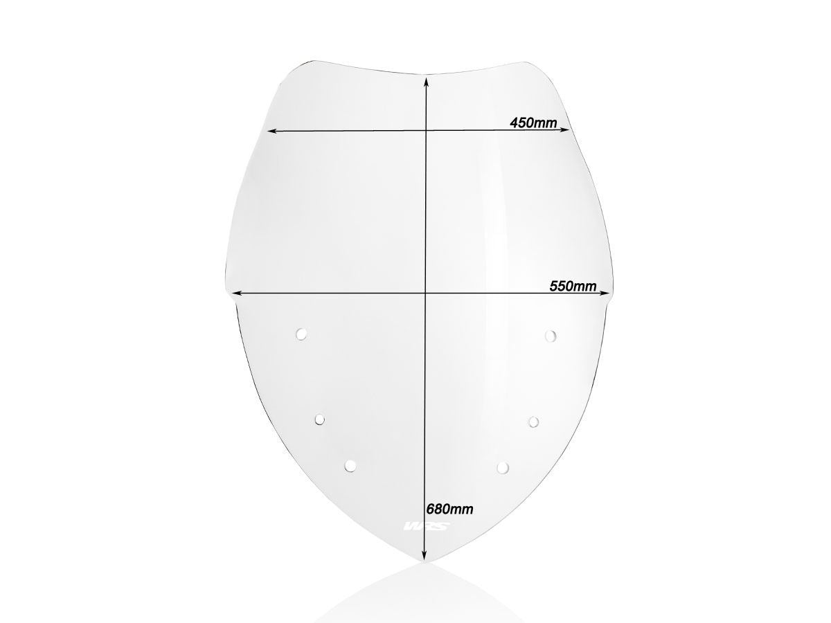 WRS Windscreen Capo BMW R1200rt Clear Bm038t