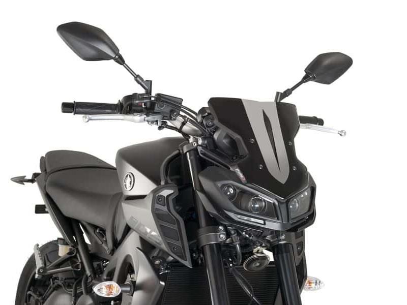 PUIG New Generation Sport Screen Black for Yamaha MT-09/SP 17-20 9376N