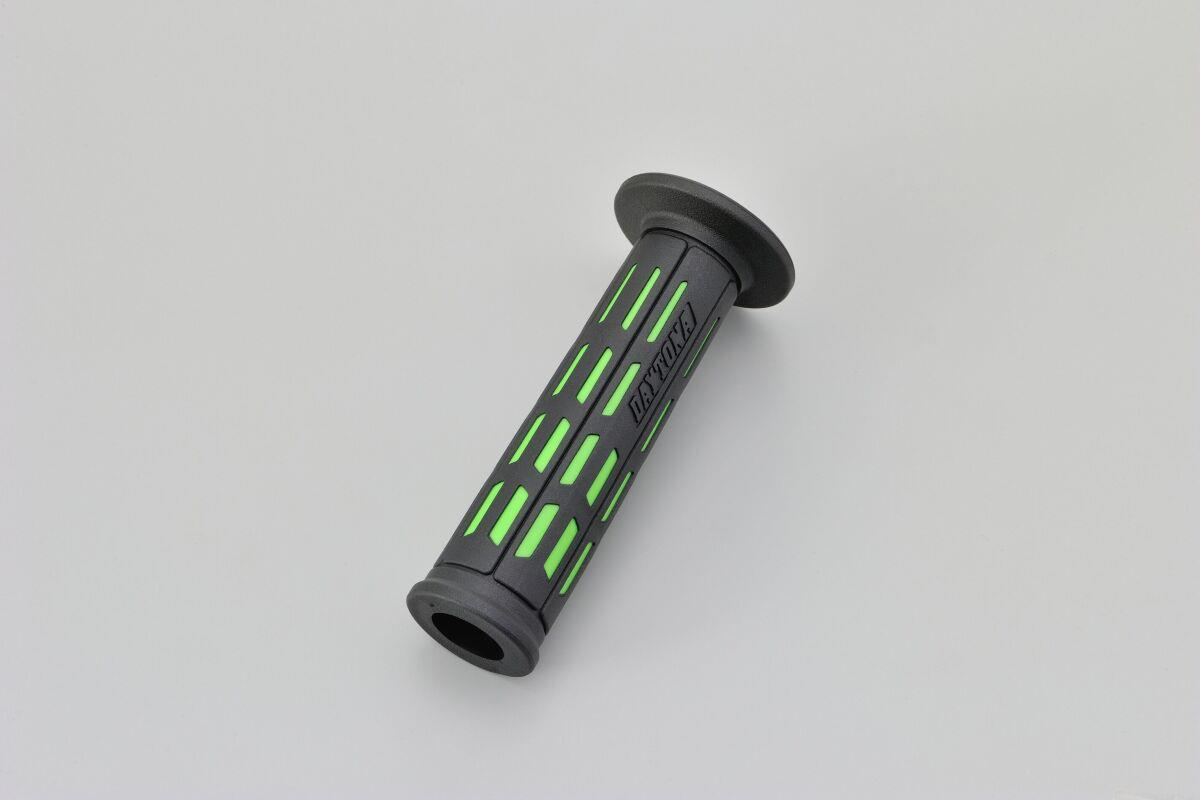 Daytona Grippy Grip GGD-Tapered-SP Handlebar Grips Green 22.2mm Pair 25166