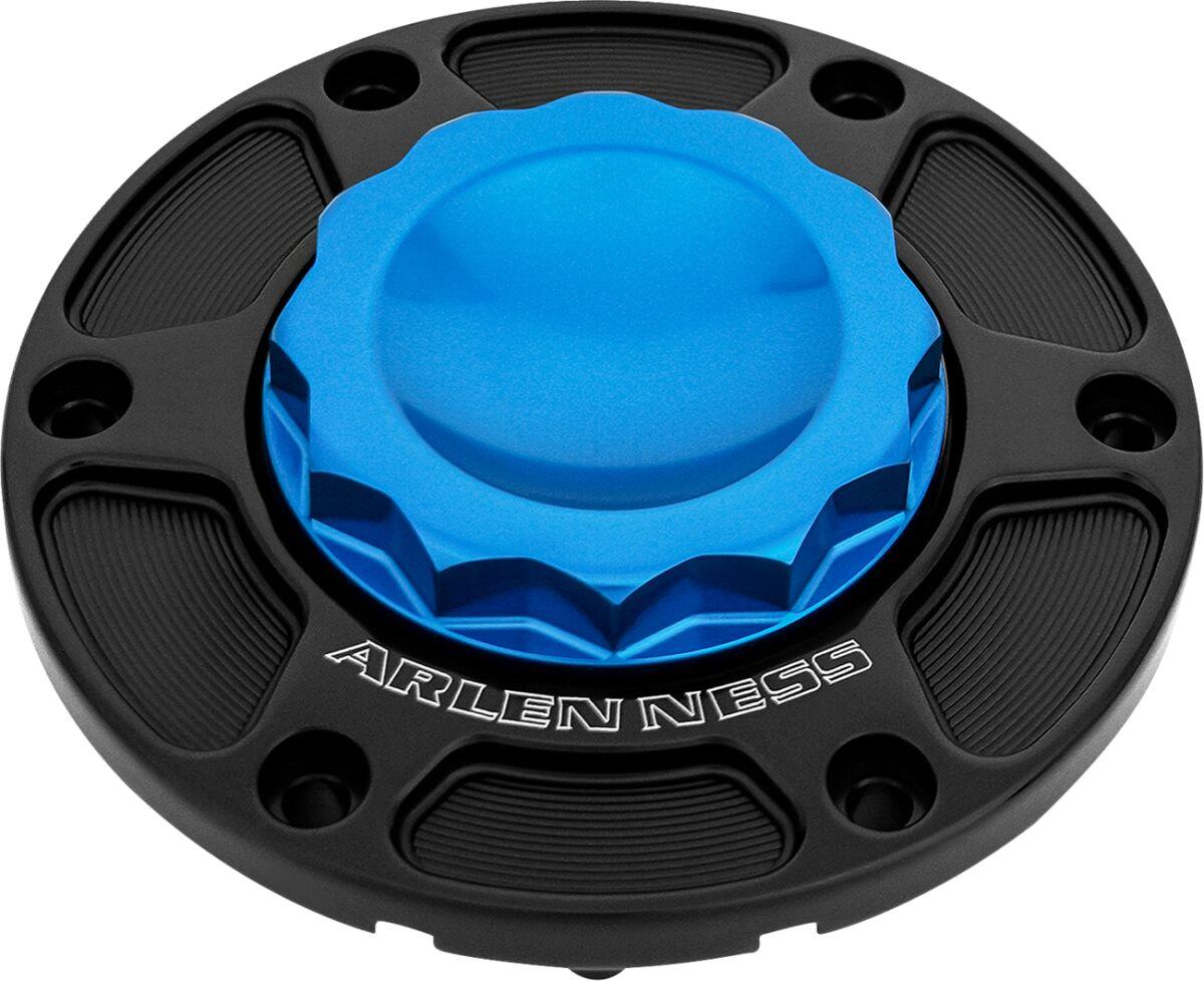 Arlen Ness 12 Point Gas Cap For Harley FLHX 1923 2023-2024 Billet Blue 701-015